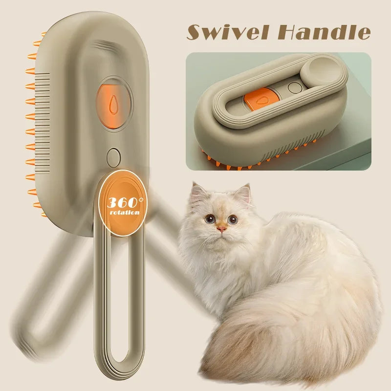3-in-1 Dampfbürste für Hunde & Katzen